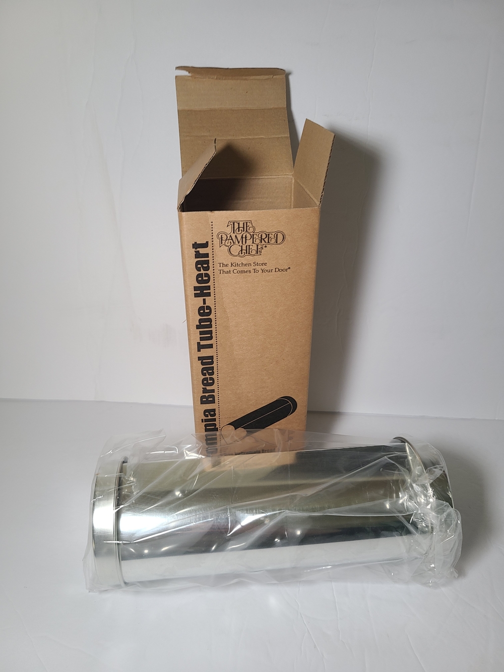 The Pampered Chef Stainless Steel Bread Tube - Heart